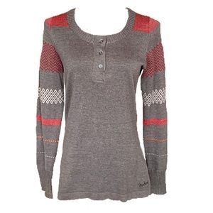 Woolrich red and gray sweater - size small